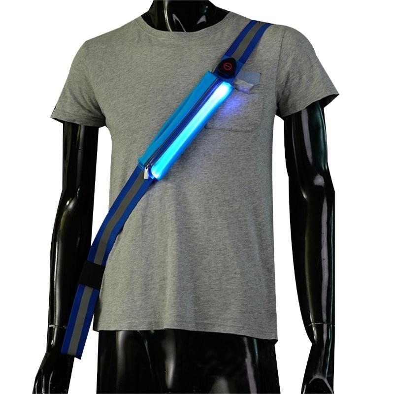 Running Visibility Gear - T3LB светодиодный светоотражающий пояс высокой видимости,