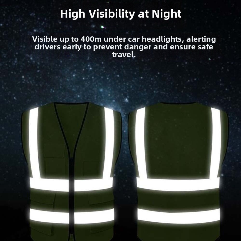 Running Visibility Gear - Светоотражающий жилет высокой видимости, предупреждающий один