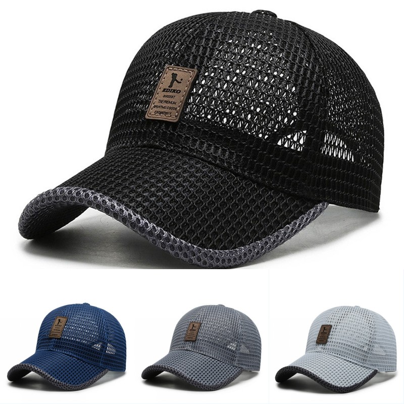 Running Cap Mesh - Летняя быстросохнущая дышащая сетчатая кепка для
