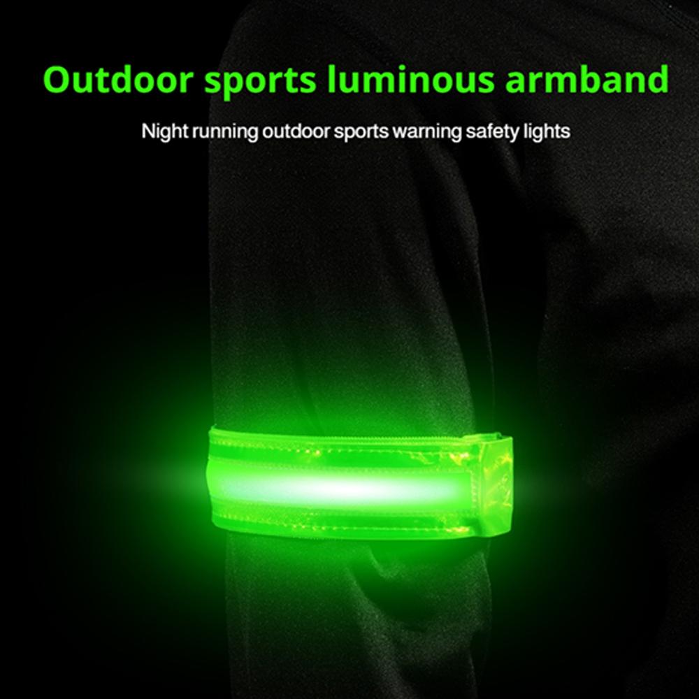 Running Visibility Gear - Светодиодный светоотражающий браслет, защитный ремень, высокая
