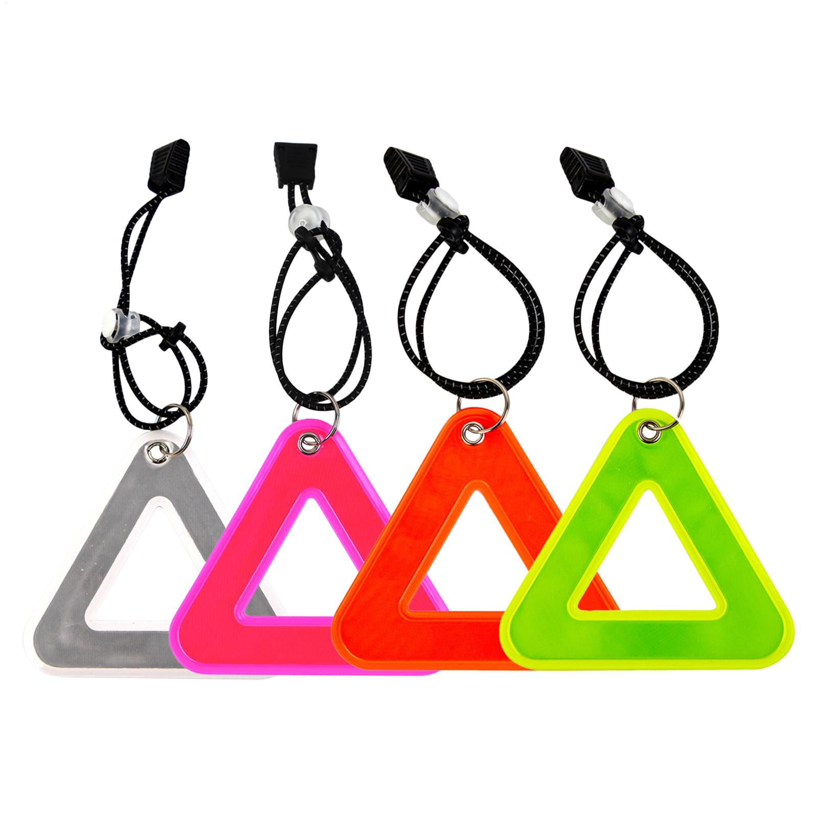 Running Visibility Gear - Светоотражающие подвески-треугольники для повышения видимости, велосипедные