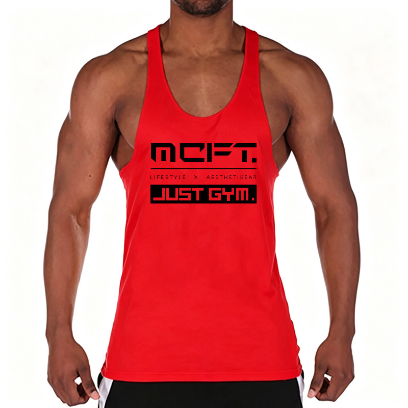 Мужская хлопковая майка для тр – обзор и цена Running Gear Vest