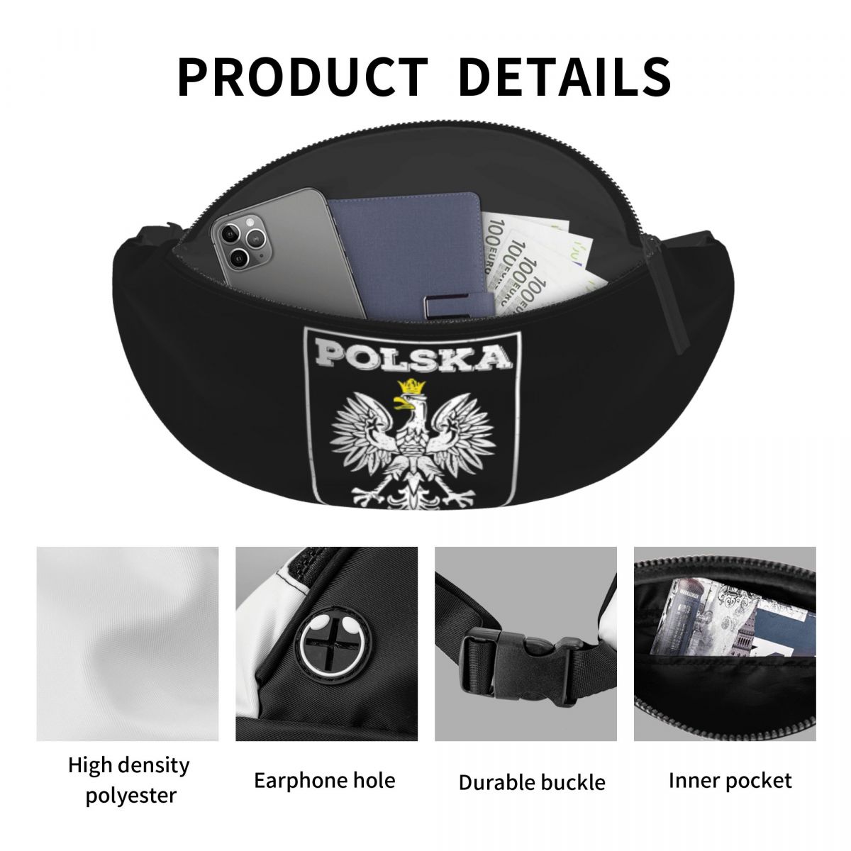 Поясная сумка через плечо Pols – обзор и цена Running Gear Logos